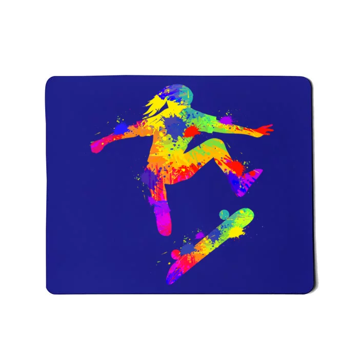 Skateboarder Skater Skateboard Skateboarding Great Gift Mousepad