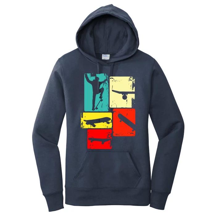 Skater Skateboarder Women's Pullover Hoodie