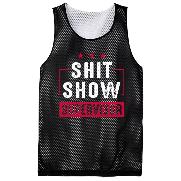 ShitShow Supervisor Mesh Reversible Basketball Jersey Tank