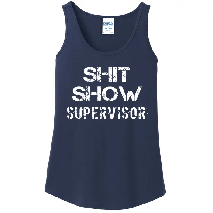 Shit Show Supervisor Ladies Essential Tank