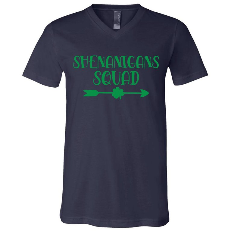 Shenanigans Squad St. Patrick's Day V-Neck T-Shirt