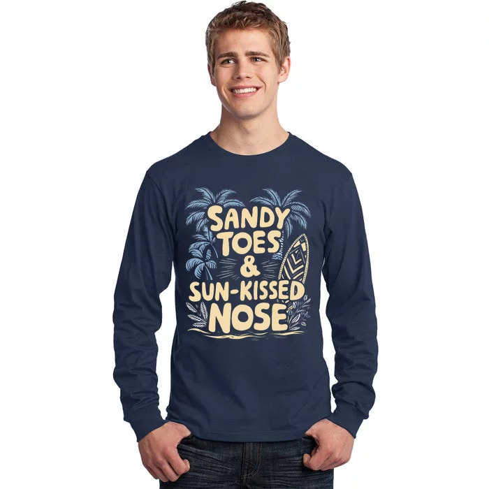 Surfing Summer Tall Long Sleeve T-Shirt