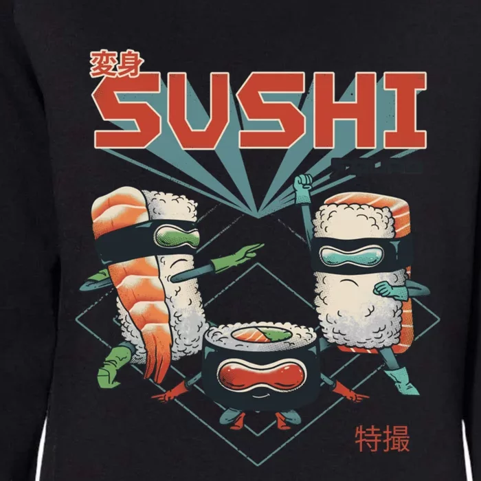 Sushi Squad Womens California Wash Sweatshirt