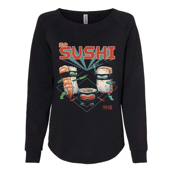 Sushi Squad Womens California Wash Sweatshirt