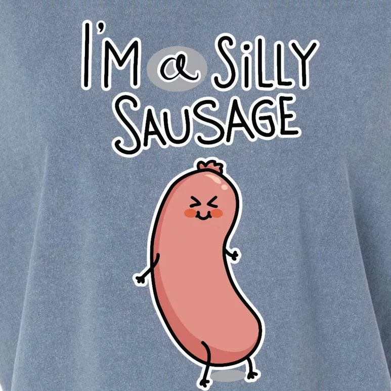 Silly Sausage Garment-Dyed Women's Muscle Tee