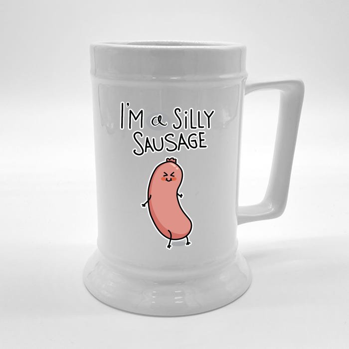 Silly Sausage Front & Back Beer Stein