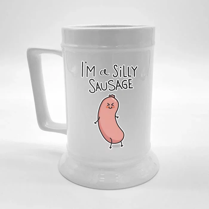 Silly Sausage Front & Back Beer Stein