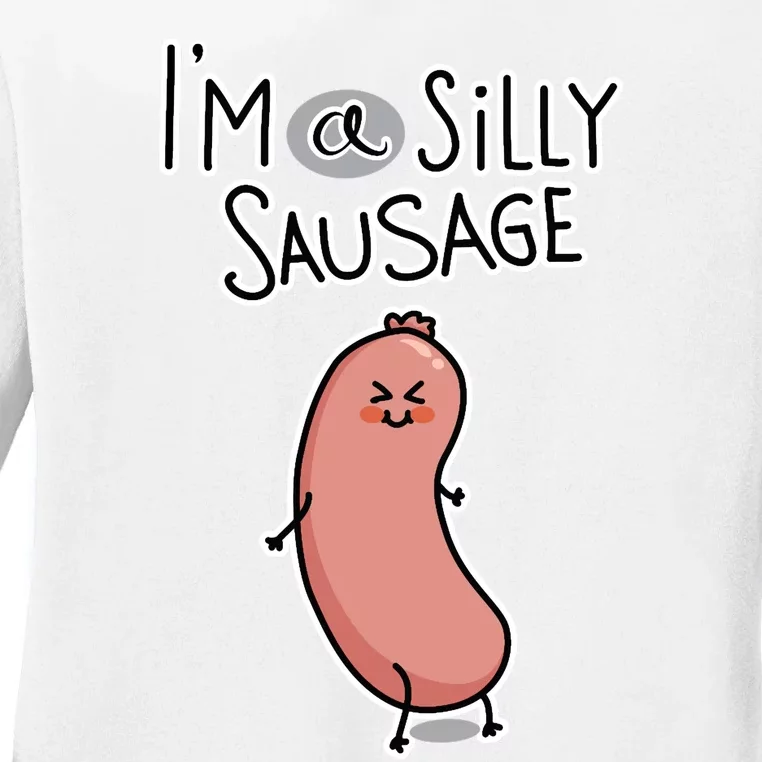 Silly Sausage Ladies Long Sleeve Shirt