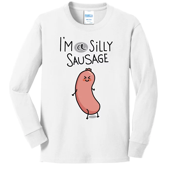 Silly Sausage Kids Long Sleeve Shirt