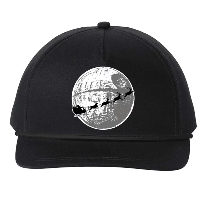 Santas Sleigh Space Star Planet Snapback Five-Panel Rope Hat