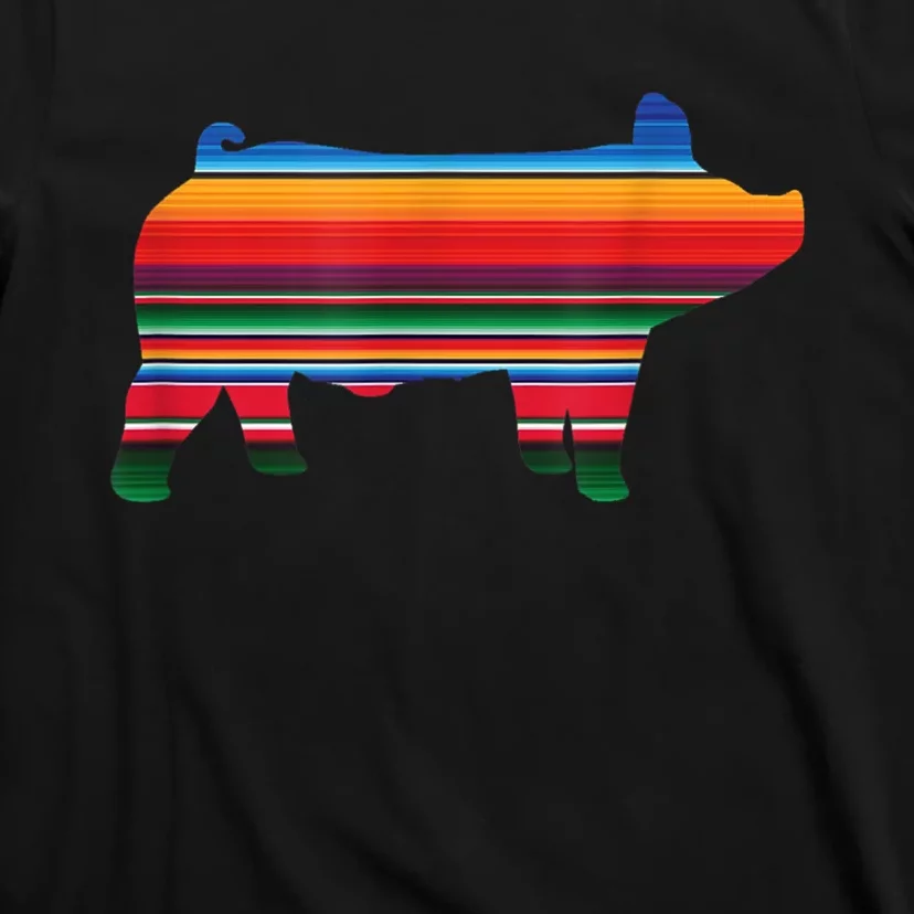 Show Swine Serape Pig T-Shirt