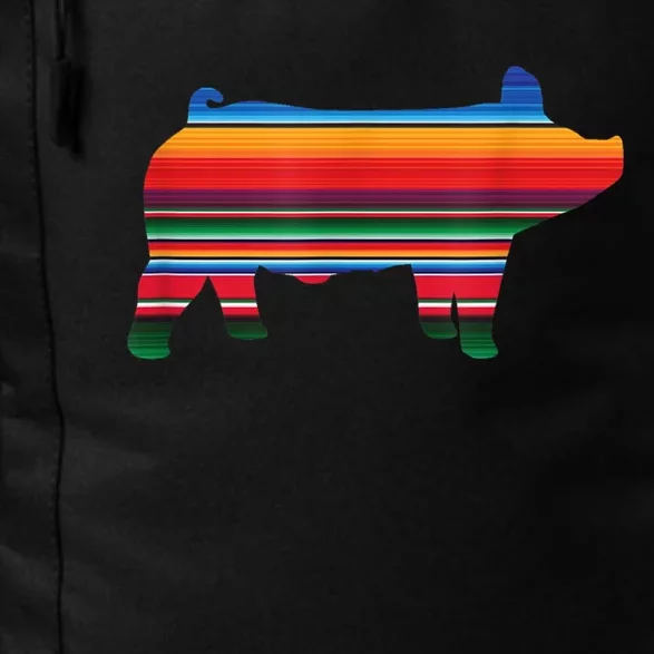 Show Swine Serape Pig Daily Commute Backpack