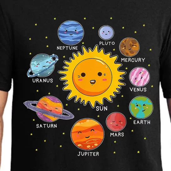 Solar System Space Planets For Stem Pajama Set