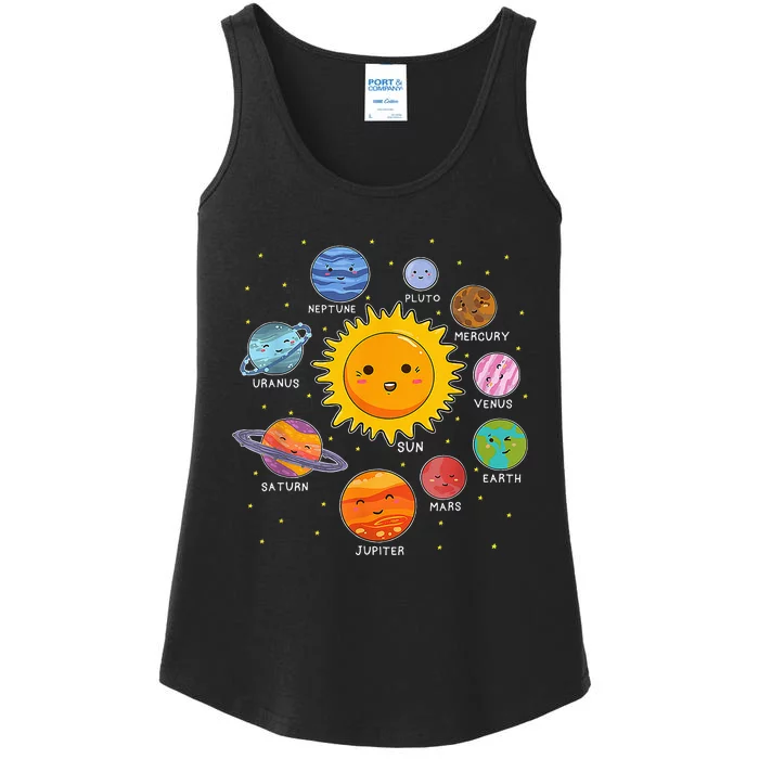 Solar System Space Planets For Stem Ladies Essential Tank