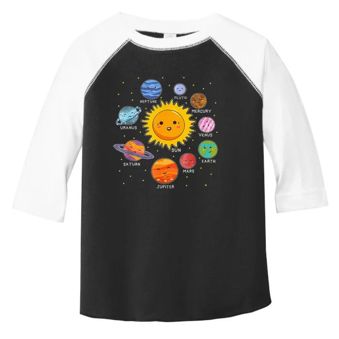 Solar System Space Planets For Stem Toddler Fine Jersey T-Shirt