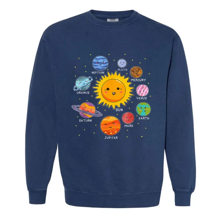 Solar System Space Planets For Stem Garment-Dyed Sweatshirt