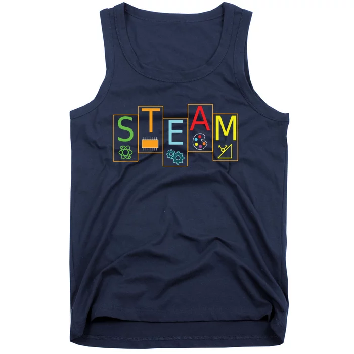 STEAM Symbols STEM Science Engineering ART Math Tee Tank Top