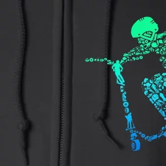 Scooter Stunt Full Zip Hoodie