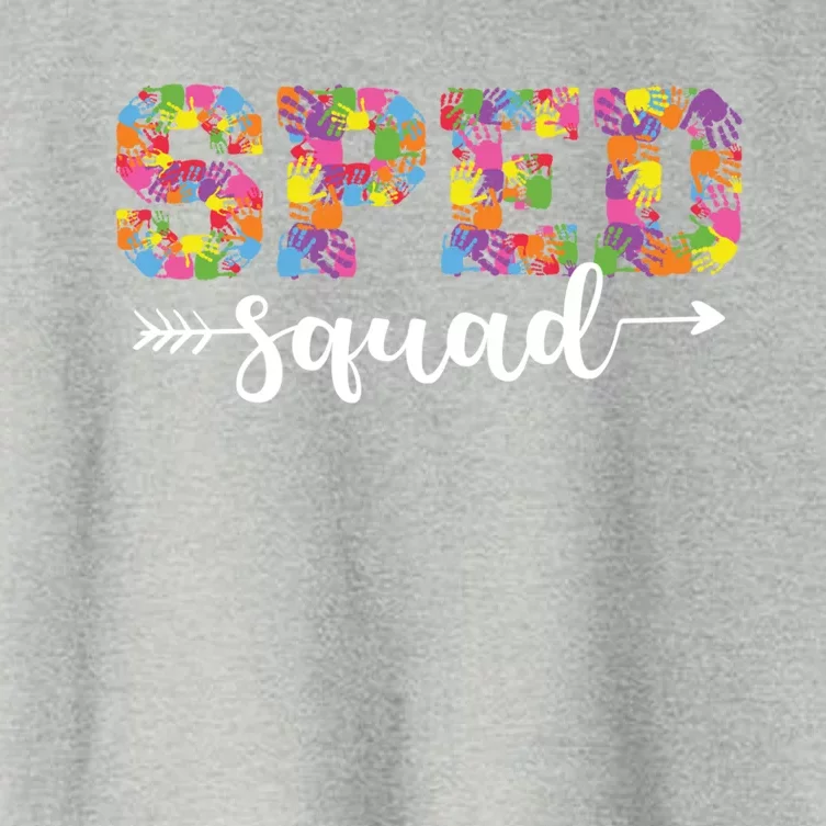 Sped Squad Special Education Inclusion Teacher Cool Gift Women's Crop Top Tee