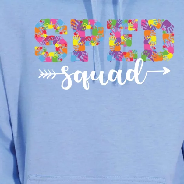 Sped Squad Special Education Inclusion Teacher Cool Gift Unisex Surf Hoodie