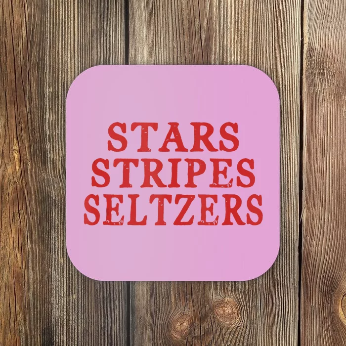 Stars Stripes Seltzers Coaster