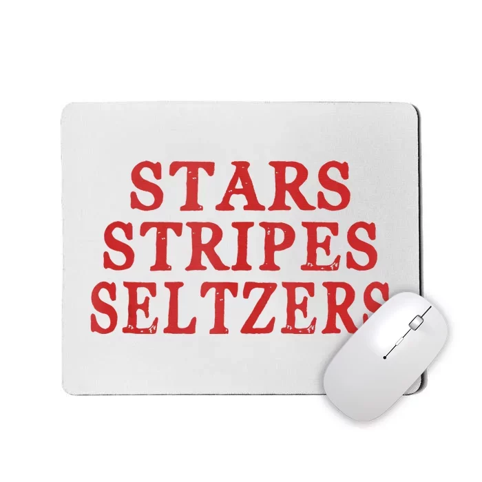 Stars Stripes Seltzers Mousepad