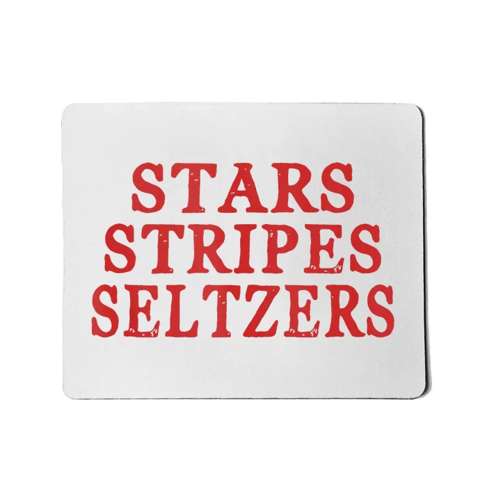 Stars Stripes Seltzers Mousepad