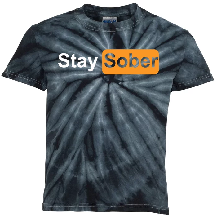 Stay Sober Kids Tie-Dye T-Shirt