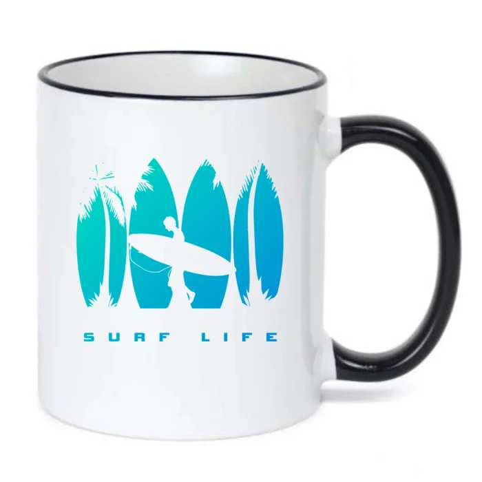 Surfing Surfer Surf Gift Black Color Changing Mug