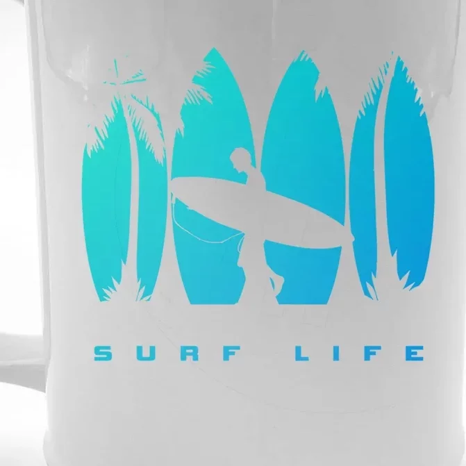 Surfing Surfer Surf Gift Front & Back Beer Stein