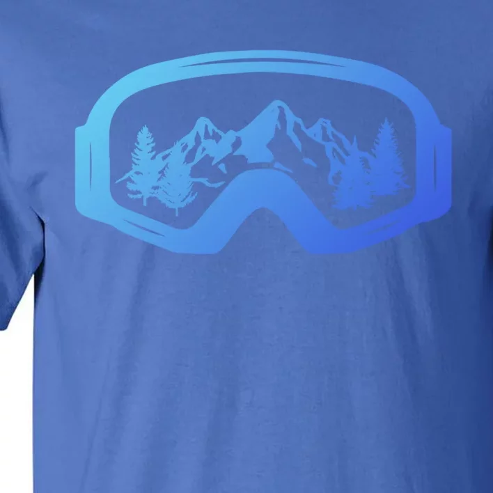 Ski Snowboard Skiing Goggles For Skiing Love Skiing Gift Tall T-Shirt