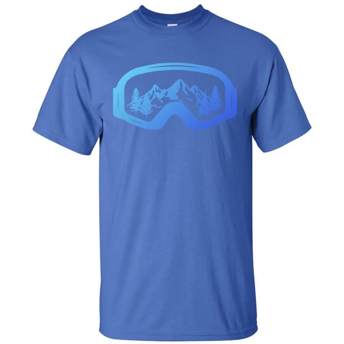 Ski Snowboard Skiing Goggles For Skiing Love Skiing Gift Tall T-Shirt