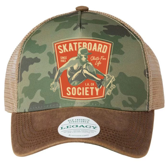 Skate Skater Skateboard Skating Legacy Tie Dye Trucker Hat