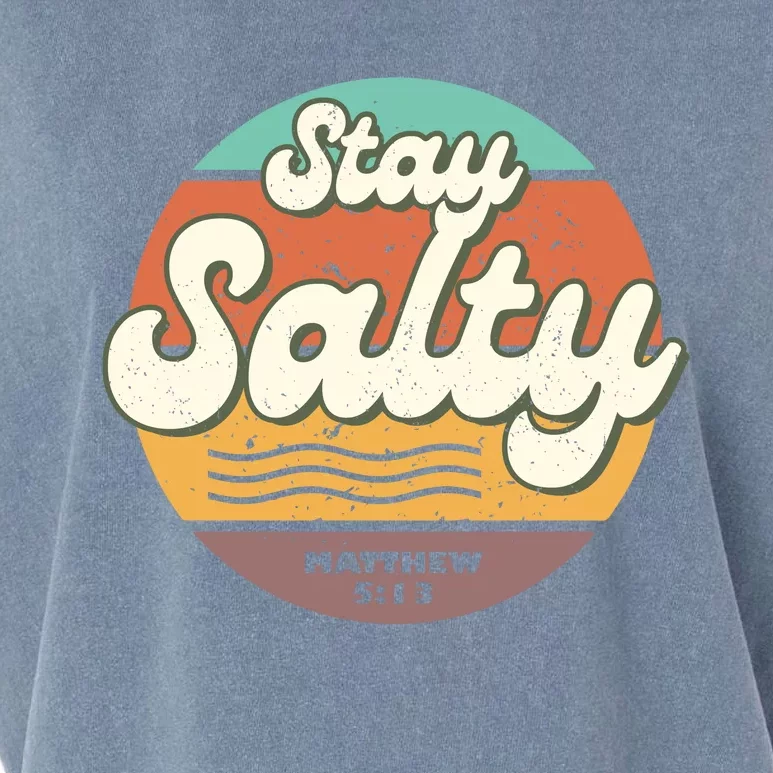 Stay Salty Garment-Dyed Women's Muscle Tee