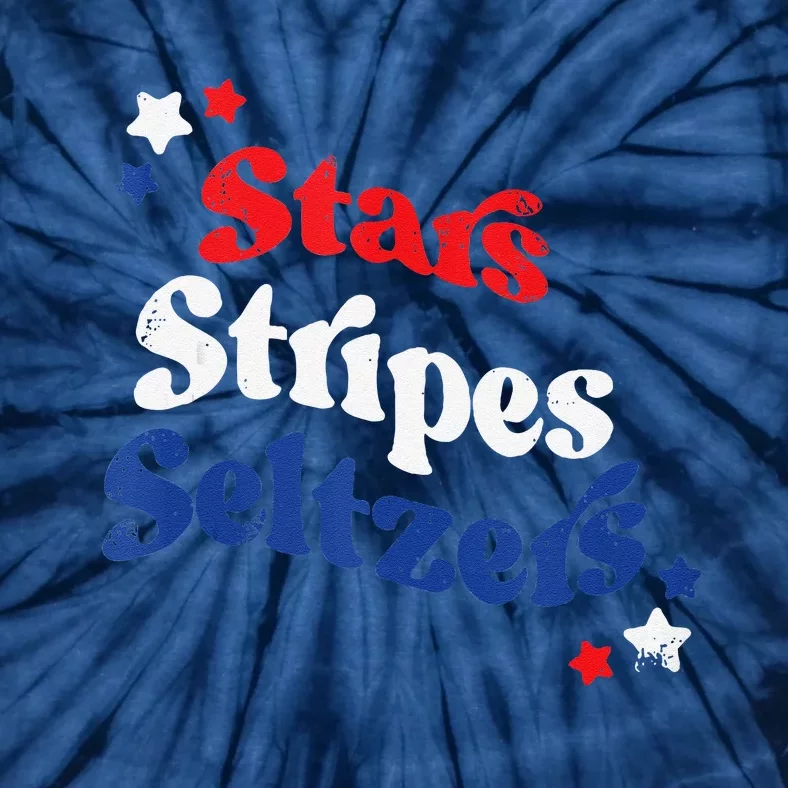 Stars Stripes Seltzers Tie-Dye T-Shirt