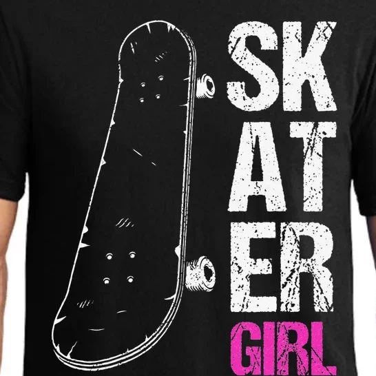 Skater  Skateboard SK8R Girls Skate Cool Skateboarding Pajama Set