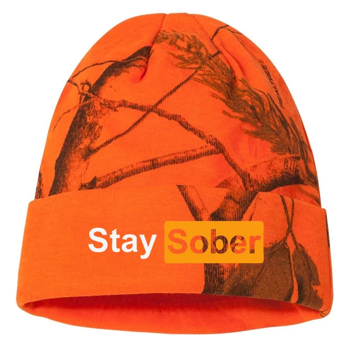 Stay Sober Kati - 12in Camo Beanie