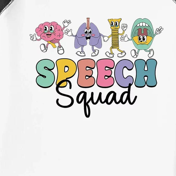 Speech Squad SLP Speech Language Pathologist Speech Therapy Infant Baby Jersey Bodysuit