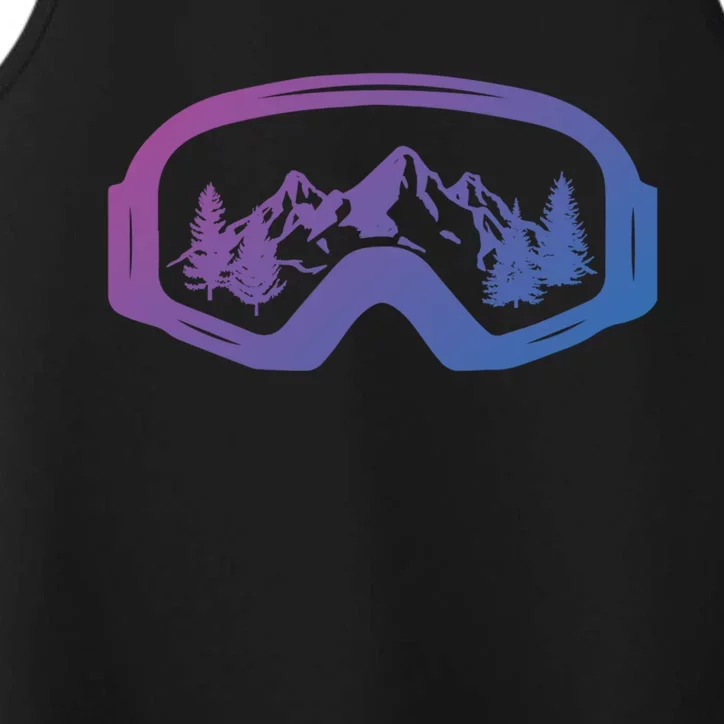 Ski Snowboard Skiing Goggles For Skiing Love Skiing Gift Performance Tank