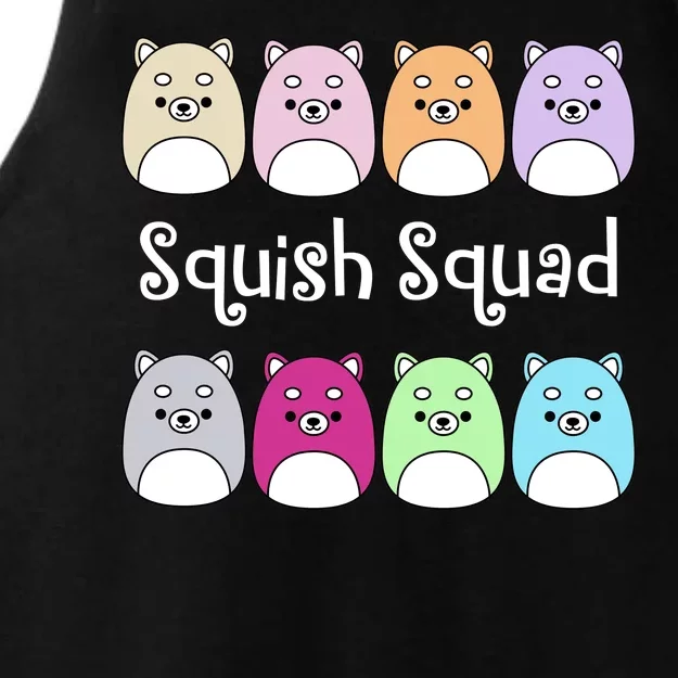 Squish Squad Stuffed Animal Ladies Tri-Blend Wicking Tank