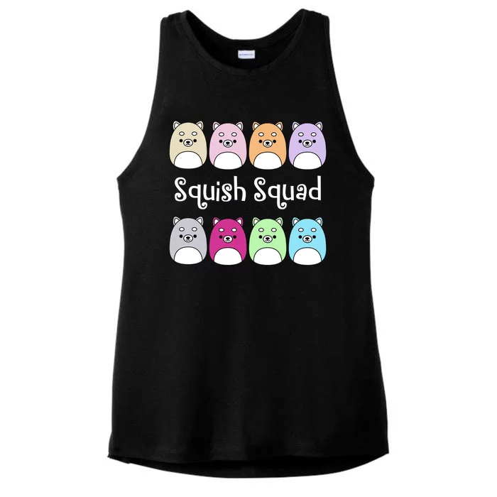 Squish Squad Stuffed Animal Ladies Tri-Blend Wicking Tank