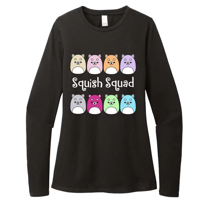 Squish Squad Stuffed Animal Womens CVC Long Sleeve Shirt