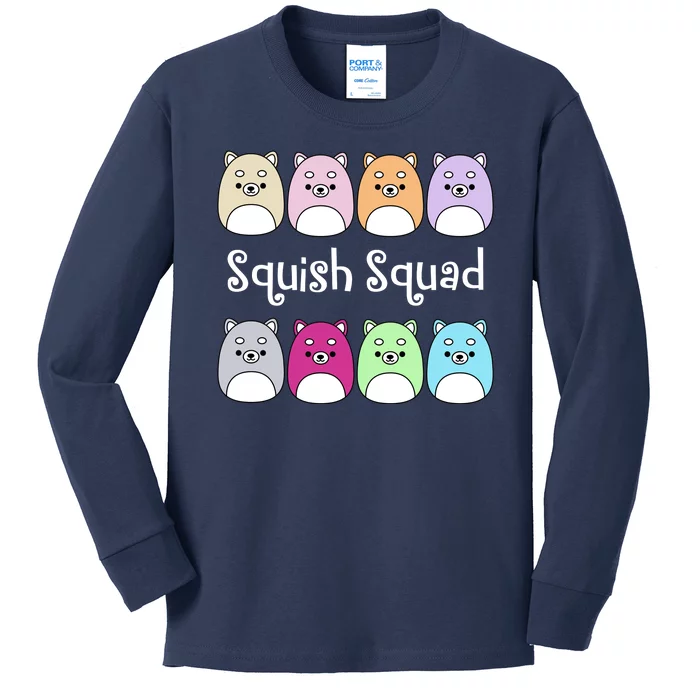 Squish Squad Stuffed Animal Kids Long Sleeve Shirt