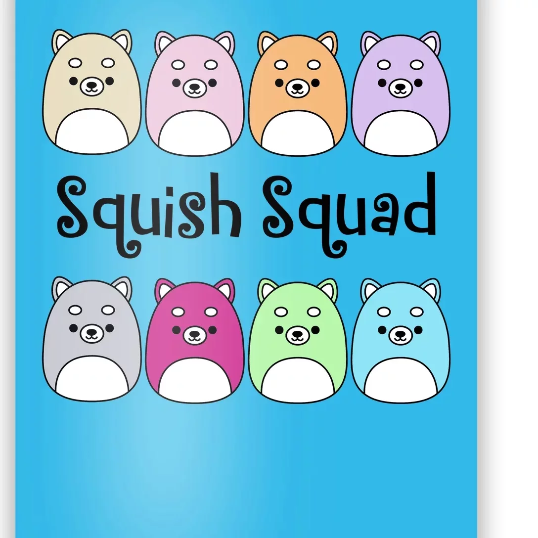 Squish Squad Stuffed Animal Poster