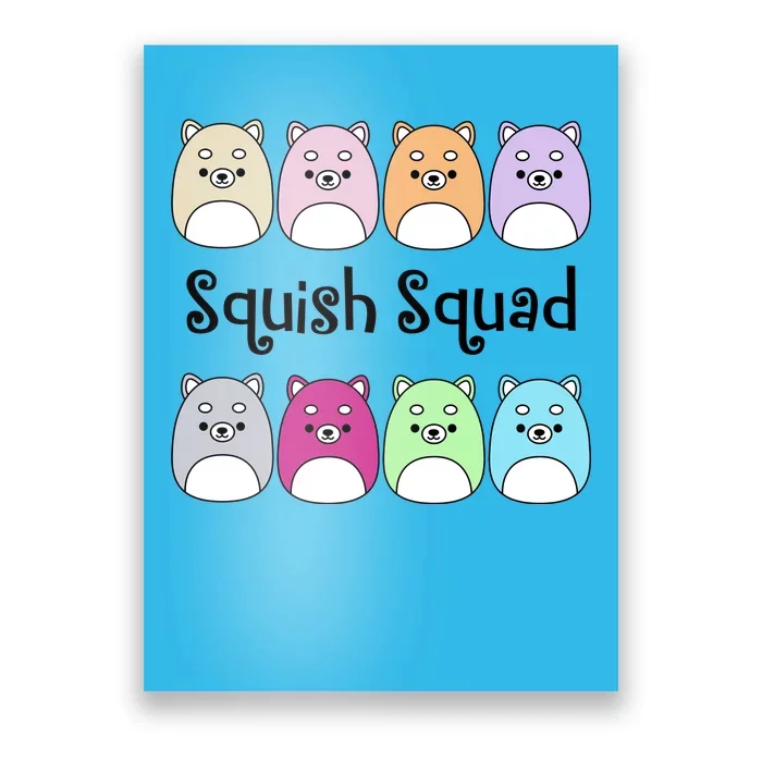 Squish Squad Stuffed Animal Poster