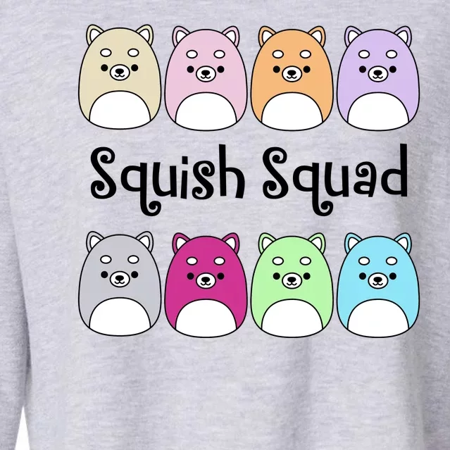 Squish Squad Stuffed Animal Cropped Pullover Crew