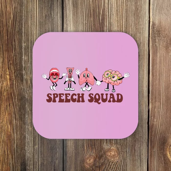 Speech Squad Speech Language Pathologist Speech Therapy SLP Coaster