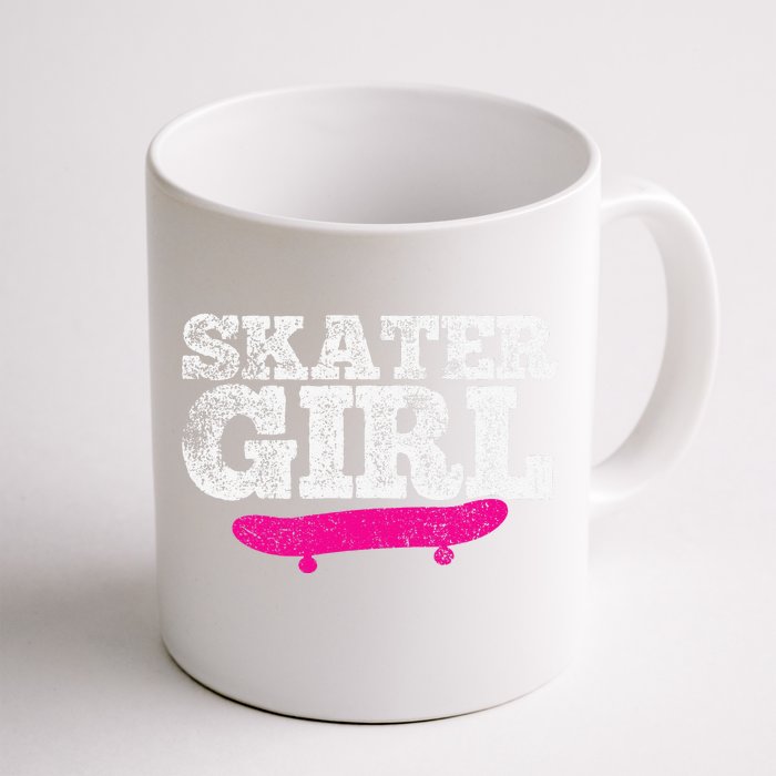 Skater  Skateboard Skateboarding for Skateboarder Front & Back Coffee Mug