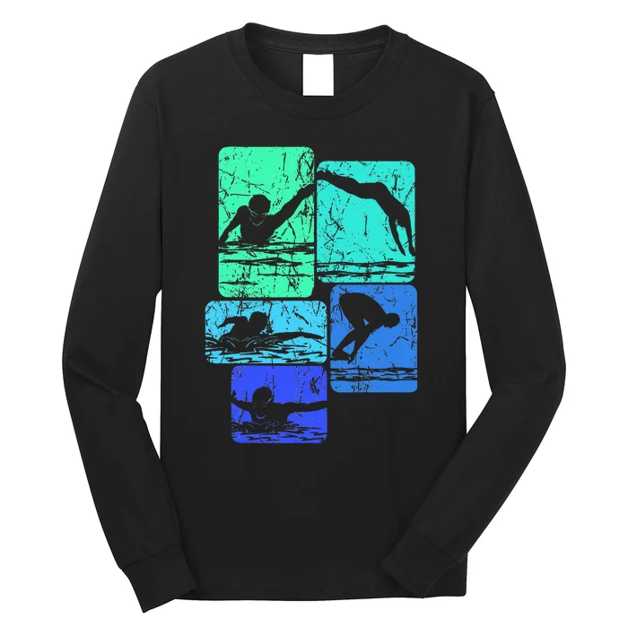 Swimming Swimmers Long Sleeve Shirt