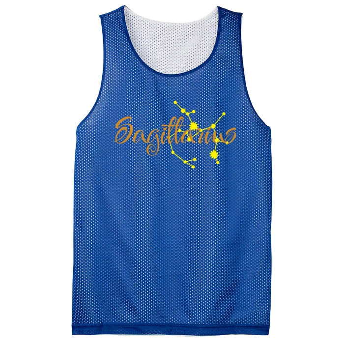 Sagittarius Star Sign Constellation Cute Zodiac Astrology Cool Gift Mesh Reversible Basketball Jersey Tank